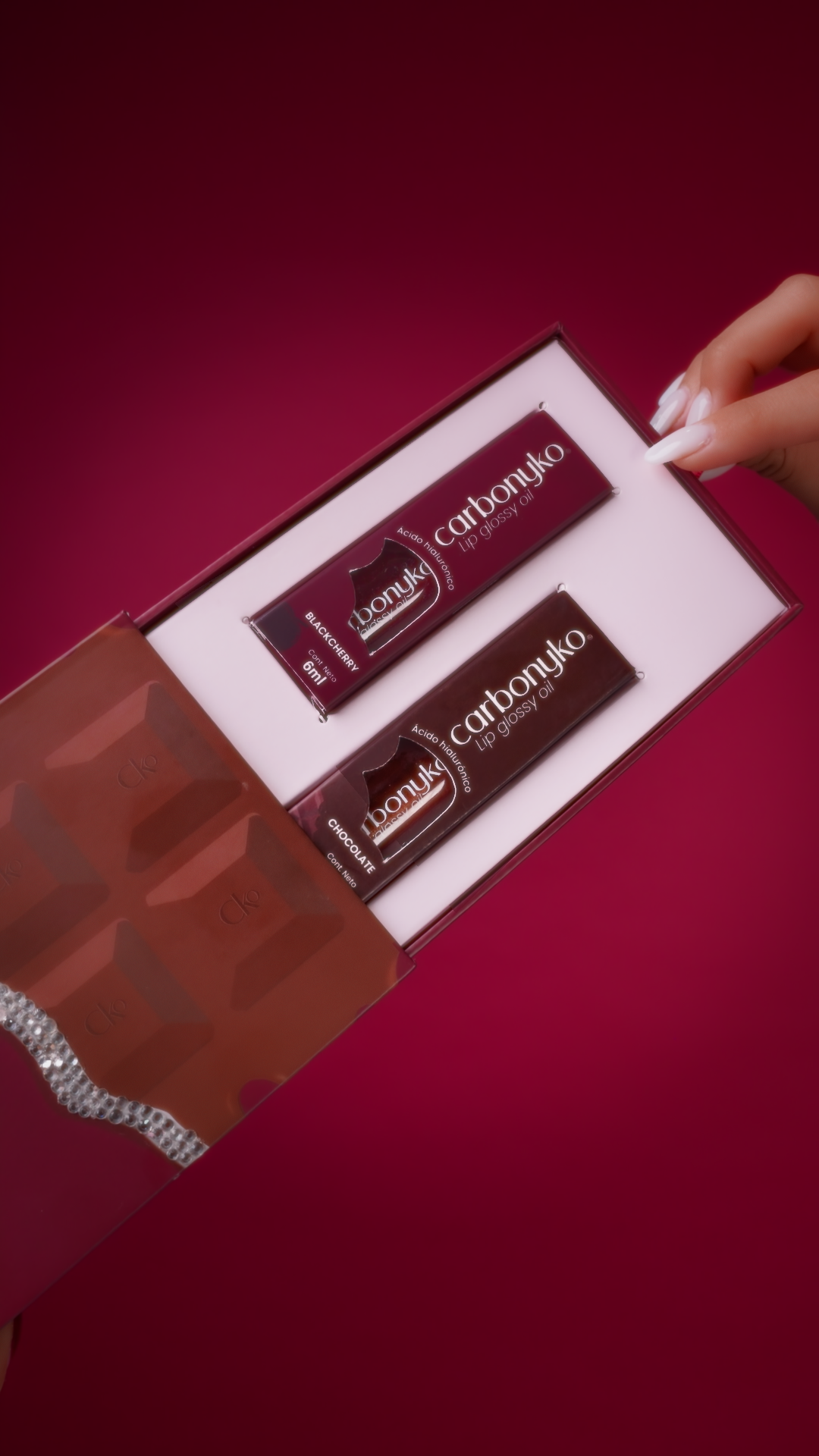 Blackcherry Chocolate box + Glitter