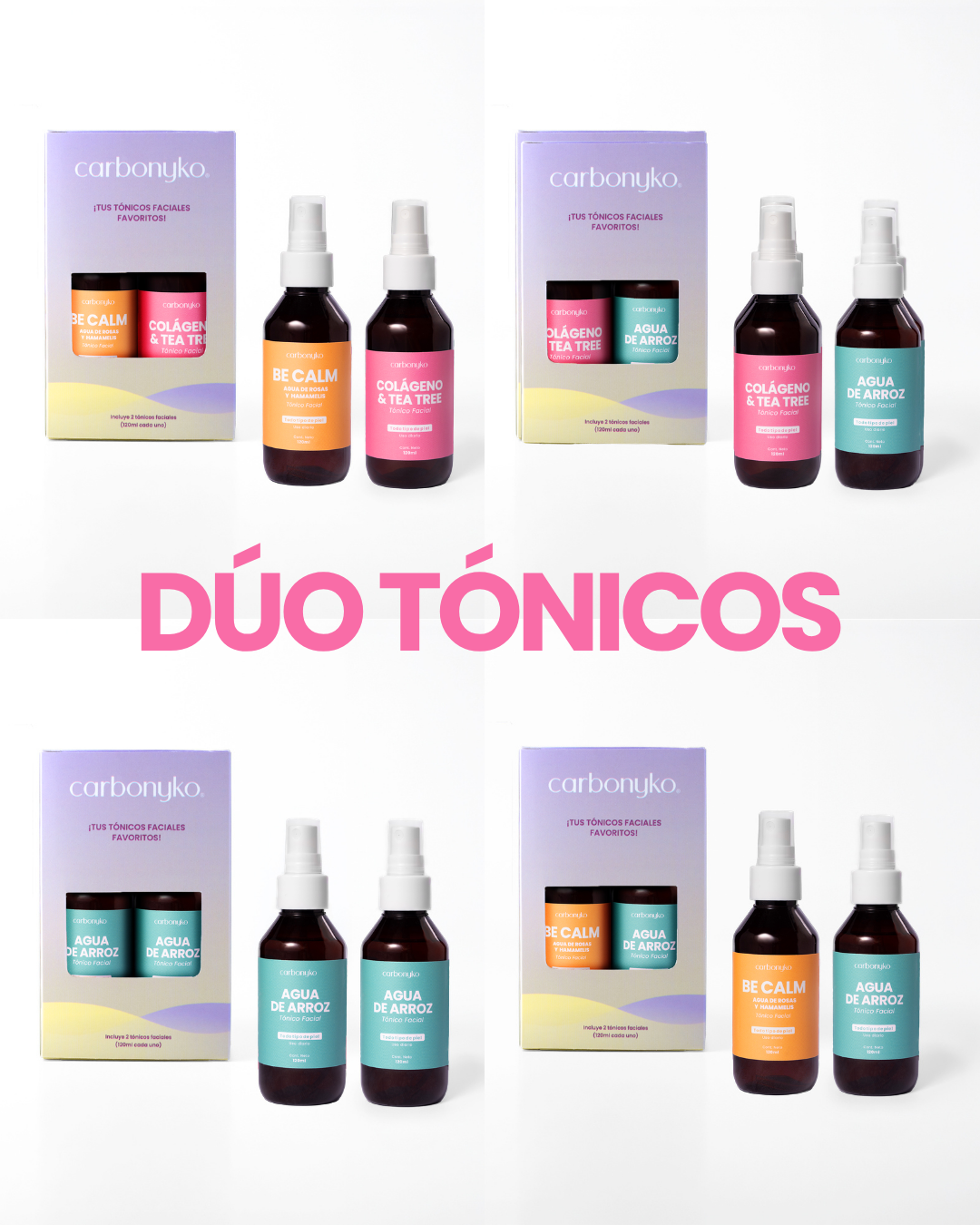 KIT TÓNICOS FACIALES