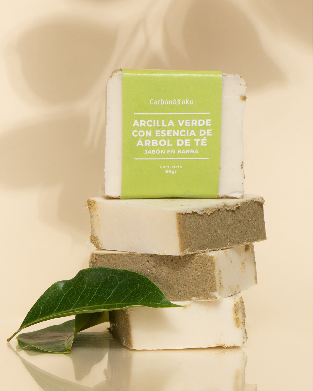 Jabón de Arcilla Verde con Esencia de Árbol de Té